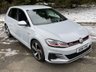USED 2018 18 VOLKSWAGEN GOLF 2.0 GTI TSI DSG 5d 227 BHP SILVER WHITE PAINT RARE