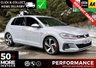 USED 2018 18 VOLKSWAGEN GOLF 2.0 GTI TSI DSG 5d 227 BHP SILVER WHITE PAINT RARE