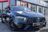 USED 2021 21 MERCEDES-BENZ A-CLASS 2.0 AMG A 45 S 4MATICPLUS PLUS 5d 416 BHP VAT Q BLACK WITH RED LTHR COMBO+VAT Q