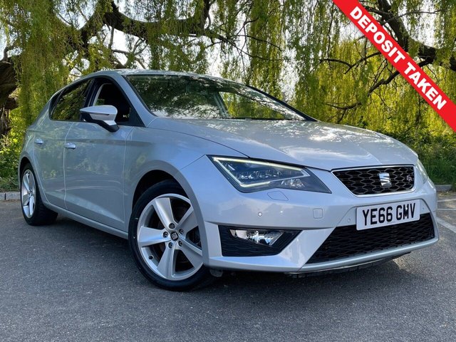 2016 66 SEAT LEON 2.0 TDI FR TECHNOLOGY DSG 5d 184 BHP ICE SILVER TECH PACK