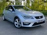 USED 2016 66 SEAT LEON 2.0 TDI FR TECHNOLOGY DSG 5d 184 BHP ICE SILVER TECH PACK