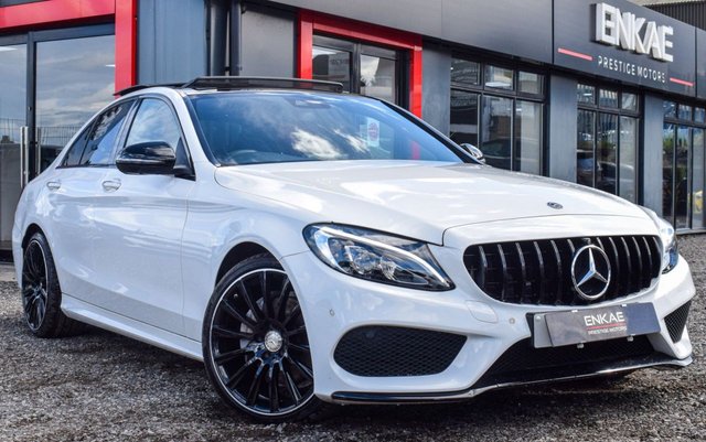 2017 L Mercedes-Benz C Class 2.1 C 220 D AMG LINE PREMIUM PLUS 4d 170 BHP