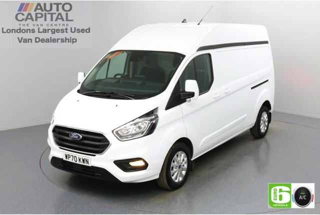 2020 70 FORD TRANSIT CUSTOM 2.0 300 Limited EcoBlue Auto 170 BHP L2 H2 Euro 6 Low Emission