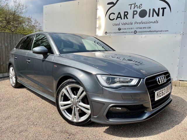 2013 63 Audi A3 2.0 TDI S LINE 5d 148 BHP
