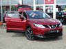 USED 2016 16 NISSAN QASHQAI 1.5 DCI TEKNA 5d 108 BHP Finished in MAGNETIC RED METALLIC with contrasting EBONY BLACK HEATED SEATS. The Qashqai is one of the best selling SUV's around at the moment. This Top of the range edition is comfy, easy to drive and has enough space for 5 adults. Features include, Full heated leather, Sat Nav, Pan Roof, AUTO PARKING, 360 Reverse Cameras, B/Tooth and much more. Dealer serviced at 9865 miles and at 12407 miles. New Cam Belt and Water Pump. 12 Months MOT.