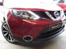 USED 2016 16 NISSAN QASHQAI 1.5 DCI TEKNA 5d 108 BHP Finished in MAGNETIC RED METALLIC with contrasting EBONY BLACK HEATED SEATS. The Qashqai is one of the best selling SUV's around at the moment. This Top of the range edition is comfy, easy to drive and has enough space for 5 adults. Features include, Full heated leather, Sat Nav, Pan Roof, AUTO PARKING, 360 Reverse Cameras, B/Tooth and much more. Dealer serviced at 9865 miles and at 12407 miles. New Cam Belt and Water Pump. 12 Months MOT.