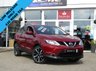 USED 2016 16 NISSAN QASHQAI 1.5 DCI TEKNA 5d 108 BHP Finished in MAGNETIC RED METALLIC with contrasting EBONY BLACK HEATED SEATS. The Qashqai is one of the best selling SUV's around at the moment. This Top of the range edition is comfy, easy to drive and has enough space for 5 adults. Features include, Full heated leather, Sat Nav, Pan Roof, AUTO PARKING, 360 Reverse Cameras, B/Tooth and much more. Dealer serviced at 9865 miles and at 12407 miles. New Cam Belt and Water Pump. 12 Months MOT.