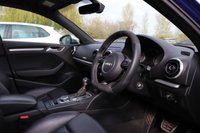 USED 2016 E AUDI A3 2.0 S3 QUATTRO NAV 4d 296 BHP ALCANTARA STEERING WHEEL