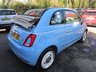 USED 2018 68 FIAT 500C 1.2 SPIAGGINA 58 2d 69 BHP *EXTREMELY RARE SPECIAL EDITION* Extremely rare special edition! Just Serviced, One Owner from new, Balance of Fiat Manufacturer Warranty until September 2021, NEW MOT