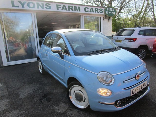 2018 68 Fiat 500c 1.2 SPIAGGINA 58 2d 69 BHP *EXTREMELY RARE SPECIAL EDITION*