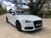 USED 2014 14 AUDI A3 1.4 TFSI S LINE 3d 121 BHP ZERO DEPOSIT FINANCE AVAILABLE