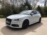 USED 2014 14 AUDI A3 1.4 TFSI S LINE 3d 121 BHP ZERO DEPOSIT FINANCE AVAILABLE
