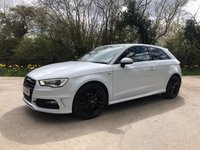 USED 2014 14 AUDI A3 1.4 TFSI S LINE 3d 121 BHP ZERO DEPOSIT FINANCE AVAILABLE