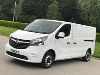 USED 2016 66 VAUXHALL VIVARO 1.6 2900 L2H1 CDTI P/V 114 BHP PRICE 11625 + VAT 2325 TOTAL= 13950