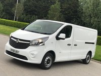 USED 2016 66 VAUXHALL VIVARO 1.6 2900 L2H1 CDTI P/V 114 BHP PRICE 11625 + VAT 2325 TOTAL= 13950
