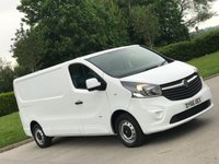 USED 2016 66 VAUXHALL VIVARO 1.6 2900 L2H1 CDTI P/V 114 BHP PRICE 11625 + VAT 2325 TOTAL= 13950