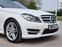USED 2014 14 MERCEDES-BENZ C-CLASS 2.1 C220 CDI AMG SPORT EDITION PREMIUM PLUS 5d 168 BHP PAN ROOF  + SAT NAV + 2 KEYS