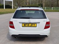 USED 2014 14 MERCEDES-BENZ C-CLASS 2.1 C220 CDI AMG SPORT EDITION PREMIUM PLUS 5d 168 BHP PAN ROOF  + SAT NAV + 2 KEYS