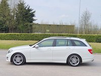 USED 2014 14 MERCEDES-BENZ C-CLASS 2.1 C220 CDI AMG SPORT EDITION PREMIUM PLUS 5d 168 BHP PAN ROOF  + SAT NAV + 2 KEYS