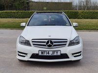 USED 2014 14 MERCEDES-BENZ C-CLASS 2.1 C220 CDI AMG SPORT EDITION PREMIUM PLUS 5d 168 BHP PAN ROOF  + SAT NAV + 2 KEYS