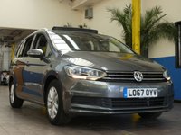 USED 2018 67 VOLKSWAGEN TOURAN 1.6 SE FAMILY TDI BLUEMOTION TECHNOLOGY DSG 5d 114 BHP SAT NAV PANORAMIC SUNROOF