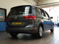 USED 2018 67 VOLKSWAGEN TOURAN 1.6 SE FAMILY TDI BLUEMOTION TECHNOLOGY DSG 5d 114 BHP SAT NAV PANORAMIC SUNROOF
