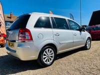 USED 2013 63 VAUXHALL ZAFIRA 1.6 DESIGN 5d 7 SEATER Low Mileage 7 seater with a FSH