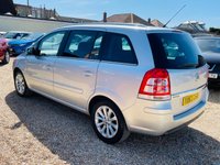USED 2013 63 VAUXHALL ZAFIRA 1.6 DESIGN 5d 7 SEATER Low Mileage 7 seater with a FSH
