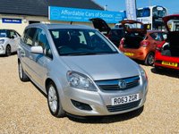 USED 2013 63 VAUXHALL ZAFIRA 1.6 DESIGN 5d 7 SEATER Low Mileage 7 seater with a FSH