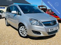 USED 2013 63 VAUXHALL ZAFIRA 1.6 DESIGN 5d 7 SEATER Low Mileage 7 seater with a FSH