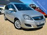 USED 2013 63 VAUXHALL ZAFIRA 1.6 DESIGN 5d 7 SEATER Low Mileage 7 seater with a FSH