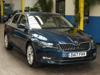 USED 2017 17 SKODA SUPERB 2.0 SE L EXECUTIVE TSI DSG 5d 217 BHP SAT NAV PART LEATHER HEATED SEATS