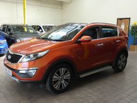 USED 2014 14 KIA SPORTAGE 1.7 CRDI 3 SAT NAV ISG 5d 114 BHP SAT NAV LEATHER SUNROOF