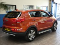 USED 2014 14 KIA SPORTAGE 1.7 CRDI 3 SAT NAV ISG 5d 114 BHP SAT NAV LEATHER SUNROOF