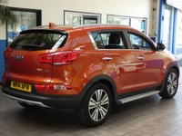 USED 2014 14 KIA SPORTAGE 1.7 CRDI 3 SAT NAV ISG 5d 114 BHP SAT NAV LEATHER SUNROOF