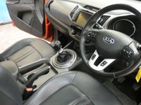 USED 2014 14 KIA SPORTAGE 1.7 CRDI 3 SAT NAV ISG 5d 114 BHP SAT NAV LEATHER SUNROOF