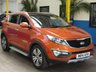 USED 2014 14 KIA SPORTAGE 1.7 CRDI 3 SAT NAV ISG 5d 114 BHP SAT NAV LEATHER SUNROOF