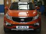 USED 2014 14 KIA SPORTAGE 1.7 CRDI 3 SAT NAV ISG 5d 114 BHP SAT NAV LEATHER SUNROOF