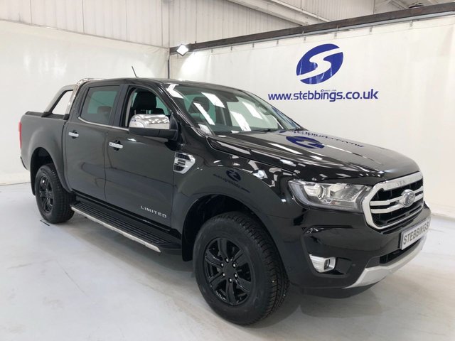 2020 20 FORD RANGER 2.0 LIMITED ECOBLUE 2d 210 BHP DOUBLE CAB PICK UP **NO VAT** ONLY 435 MILES