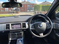 USED 2015 15 JAGUAR XF 2.2 D R-SPORT BLACK 4d 200 BHP LEATHER | 20" ALLOYS | PRISTINE |