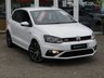 USED 2016 16 VOLKSWAGEN POLO 1.8 GTI 5d 189 BHP Finished in PURE WHITE with contrasting retro cloth trim. This Polo is quick and great fun to drive. The Polo is one of the best selling and popular small cars around. It is very comfortable and practical, with a distinct upmarket feel to it. Features include 17" Alloys, DAB, 2 Keys, B/Tooth, Daytime Run Lights and much more. Dealer serviced at 19306 miles, 34600 miles, 41378 miles and on arrival at 53160 miles. MOT due 22/04/2022.