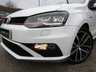 USED 2016 16 VOLKSWAGEN POLO 1.8 GTI 5d 189 BHP Finished in PURE WHITE with contrasting retro cloth trim. This Polo is quick and great fun to drive. The Polo is one of the best selling and popular small cars around. It is very comfortable and practical, with a distinct upmarket feel to it. Features include 17" Alloys, DAB, 2 Keys, B/Tooth, Daytime Run Lights and much more. Dealer serviced at 19306 miles, 34600 miles, 41378 miles and on arrival at 53160 miles. MOT due 22/04/2022.