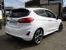 USED 2018 67 FORD FIESTA 1.0 ST-LINE 3d 124 BHP Finished in  with contrasting GREY SPORTS Cloth interior trim. This Fiesta is a small car that you can really enjoy driving. Economical and cheap to run, stylish to look at and some great features. Specification includes Sat Nav, DAB radio, B/Tooth, 18" Alloys, Heated Front Screen, Air Con and much more. This is a must for the first time driver or small family. Serviced at 21078 miles and at 29338 miles. 12 Months MOT.