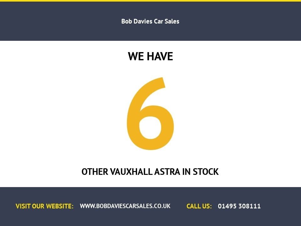 View our VAUXHALL ASTRA