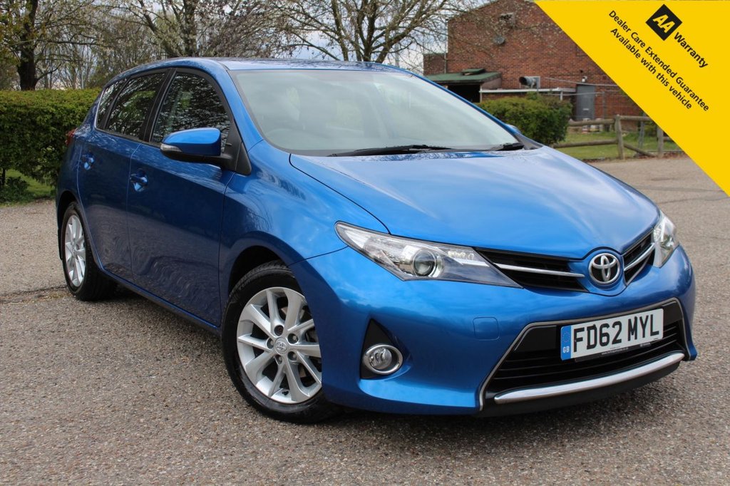 View our TOYOTA AURIS