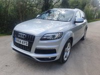 USED 2014 64 AUDI Q7 4.2 TDI QUATTRO S LINE 5d 340 BHP ZERO DEPOSIT FINANCE AVAILABLE