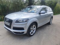 USED 2014 64 AUDI Q7 4.2 TDI QUATTRO S LINE 5d 340 BHP ZERO DEPOSIT FINANCE AVAILABLE