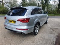 USED 2014 64 AUDI Q7 4.2 TDI QUATTRO S LINE 5d 340 BHP ZERO DEPOSIT FINANCE AVAILABLE