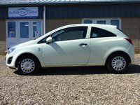 USED 2012 12 VAUXHALL CORSA 1.0 S ECOFLEX 3d 64 BHP www.suffolkcarcentre.co.uk - Located a Reydon