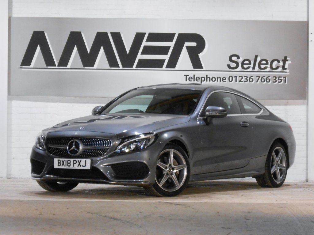 USED 2018 18 MERCEDES-BENZ C CLASS 2.1 C 220 D AMG LINE 2d 168 BHP 
